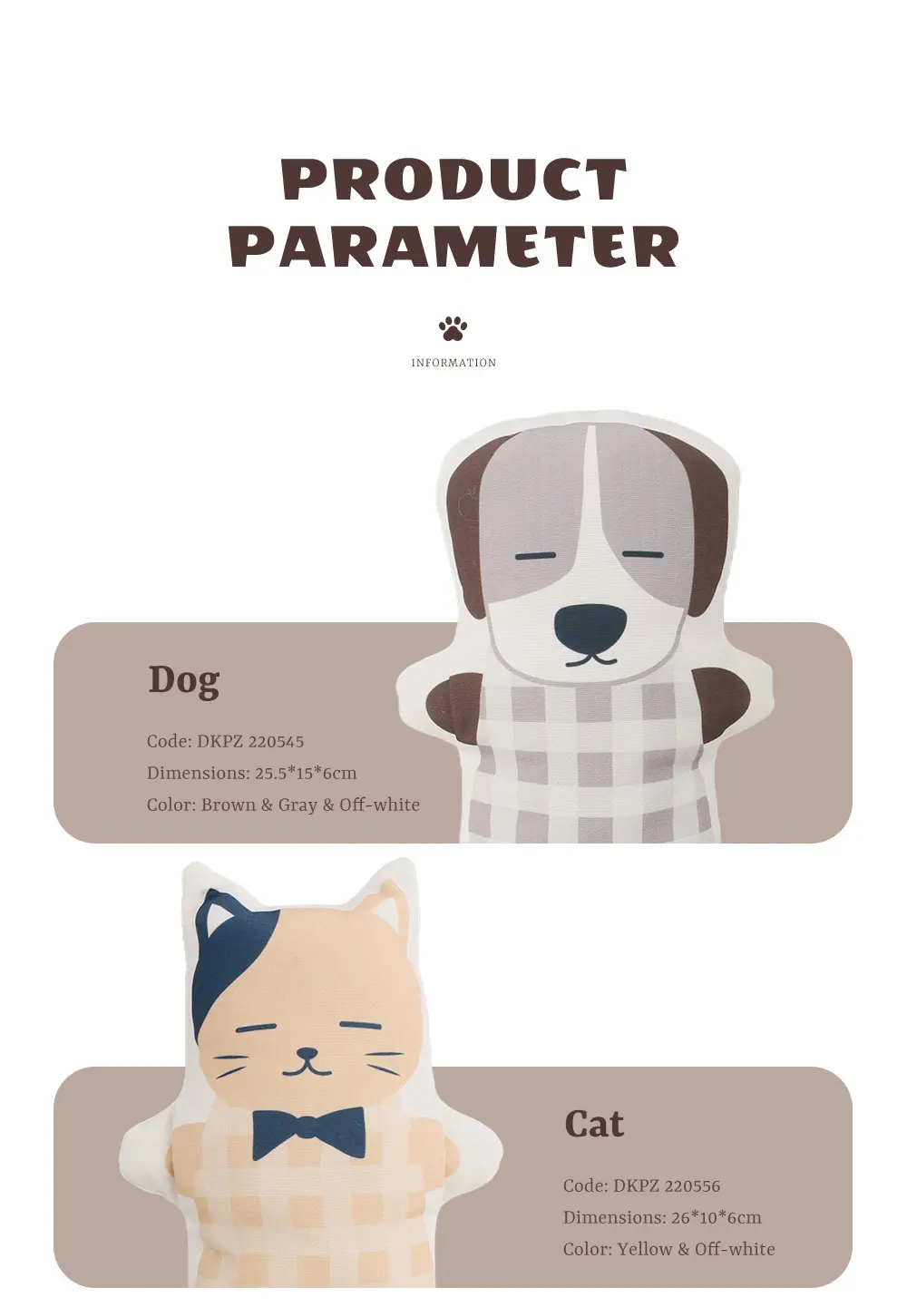 Dog, Cat, Pig Plush Toys Adorable Pet Companions for Endless Fun (6)