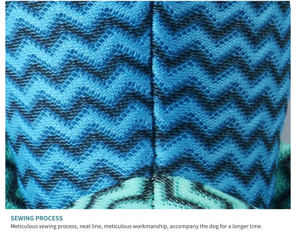 blue striped pet toy