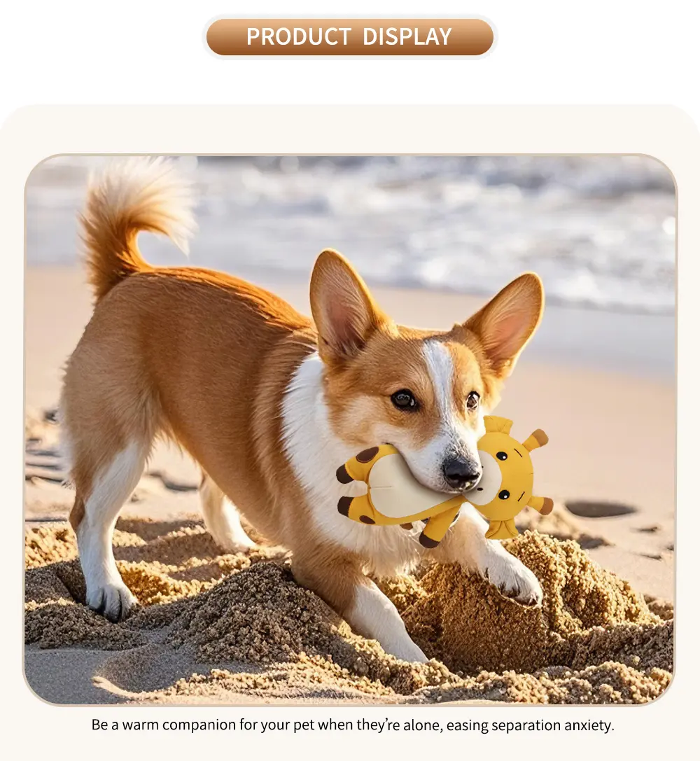 Fox, Deer, And Pig Plush Toys, Exquisitely Designed For Pet Companionship And Health Promotion (8)