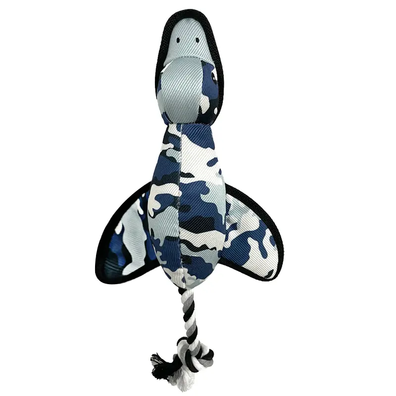 Rope Camouflage Flying Duck, Plush Pet Toy, Safe And Comfortable, Enhances Bonds, Endless Joy! (7).jpg