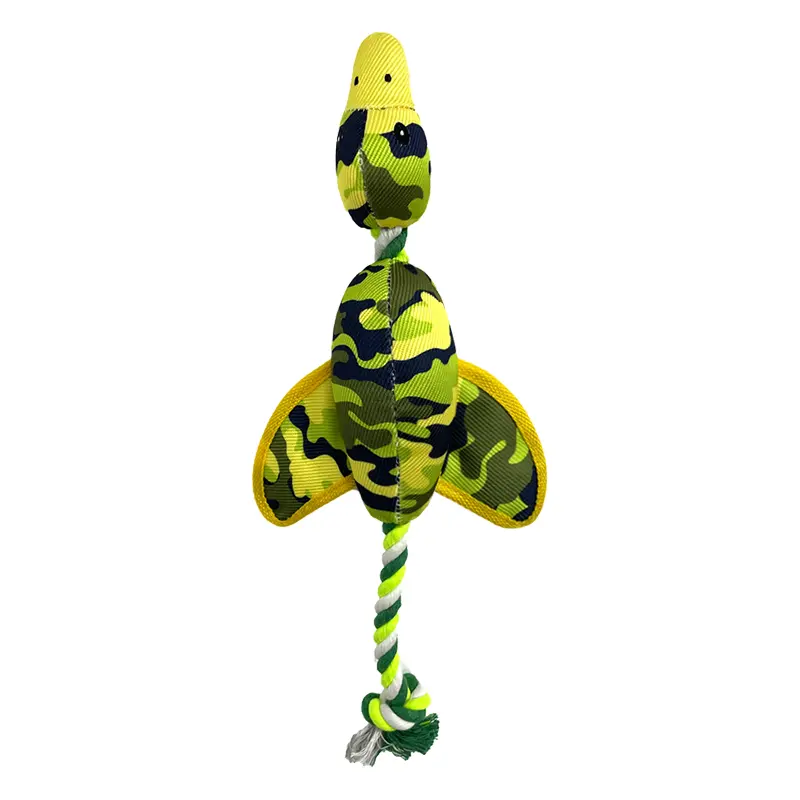 Rope Camouflage Duck Toy Blends Camouflage, Ropes For Pets. Safe, Sparks Curiosity, Boosts Interactivity. Strengthens Bonds.