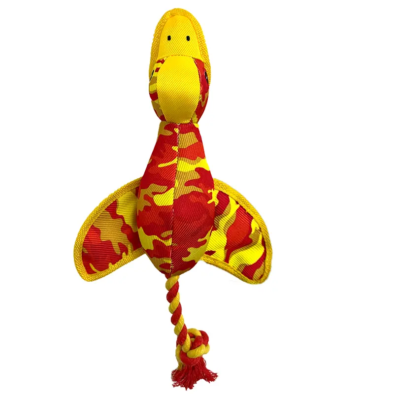 Rope Camouflage Flying Duck, Plush Pet Toy, Safe And Comfortable, Enhances Bonds, Endless Joy! (3).jpg