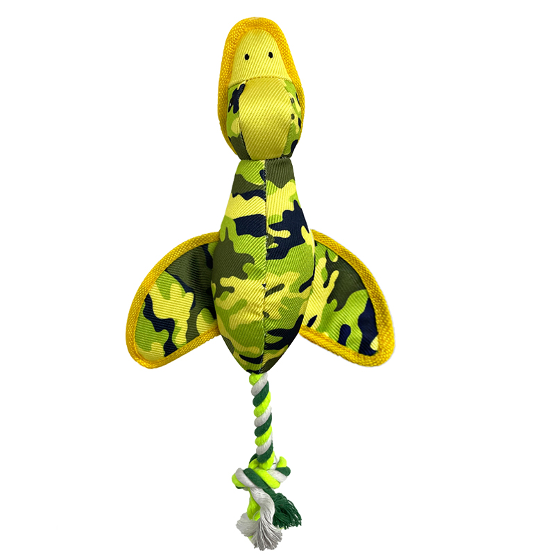 Rope Camouflage Flying Duck, Plush Pet Toy, Safe And Comfortable, Enhances Bonds, Endless Joy! (1).jpg