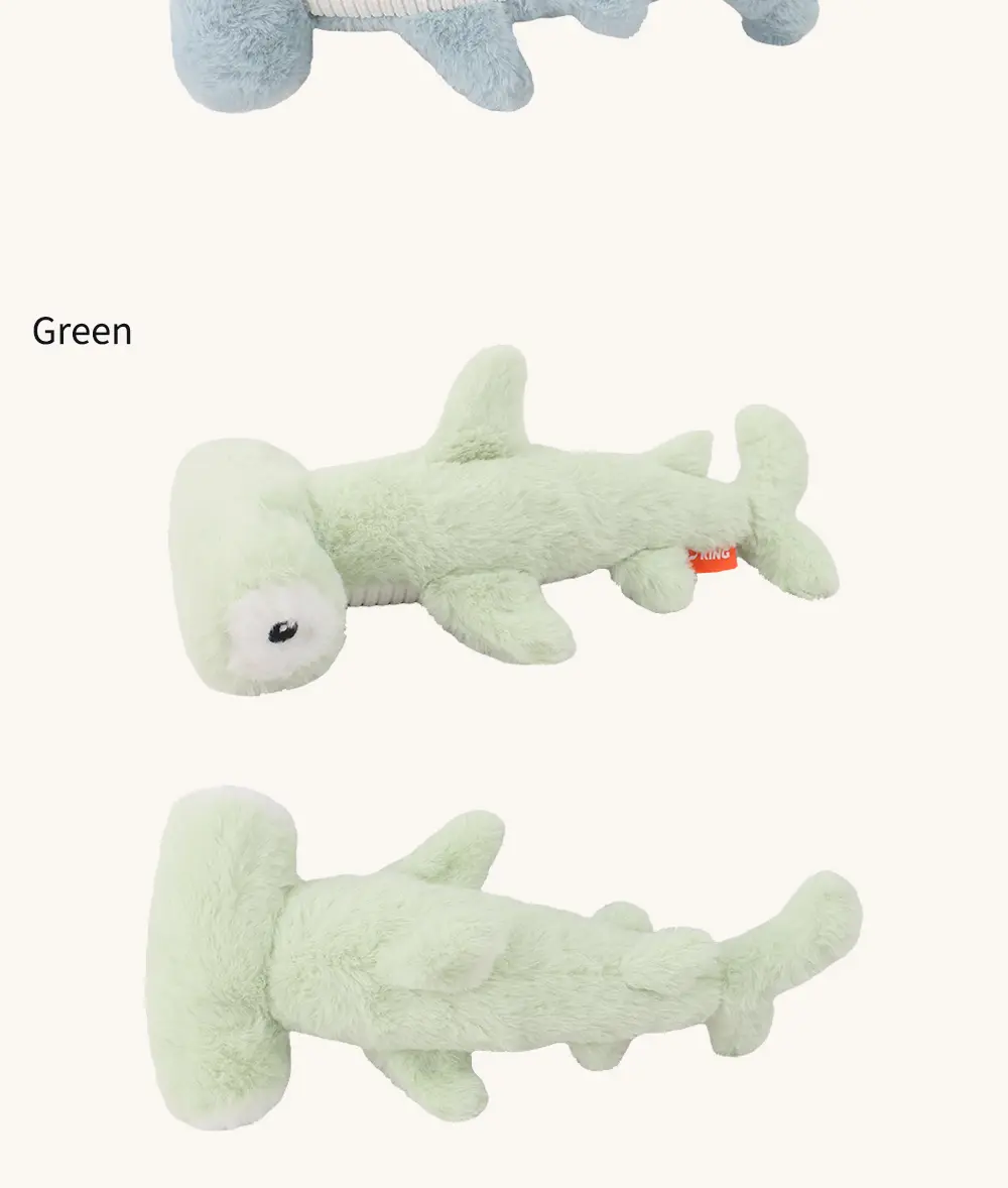 Cuddly Stuffed Shark Toy Soft, Safe, Fun For Pets! (17)