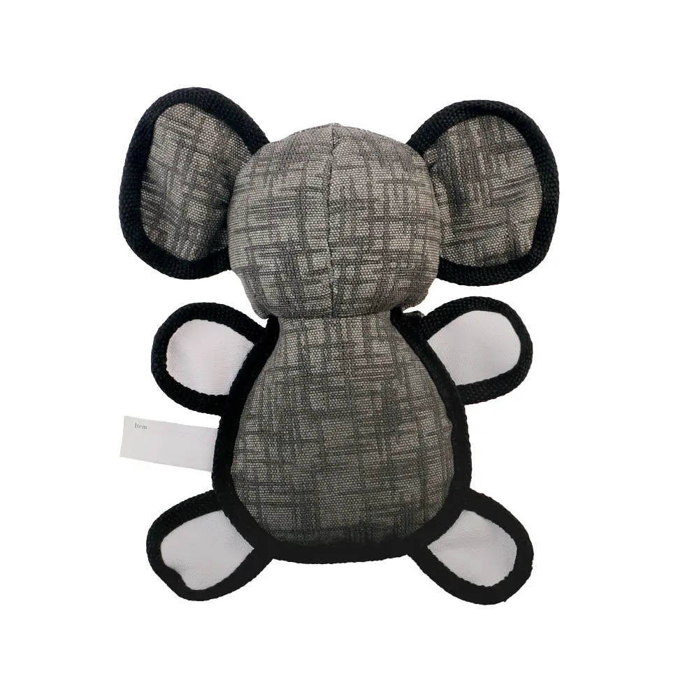 2025 New Product Classic Animal Shape Sturdy Dog Toy Collection Oblate Body Elephant (2).jpg