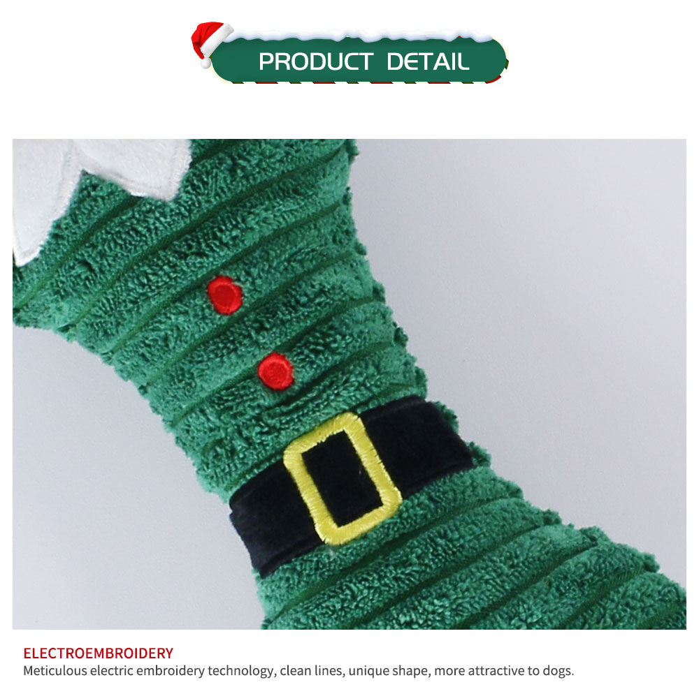 Discover the Irresistible Squeaky Bone Plush Toy - Ideal for Your Dog's Playtime, Stress - Relief and Chewing Needs-1 (12)
