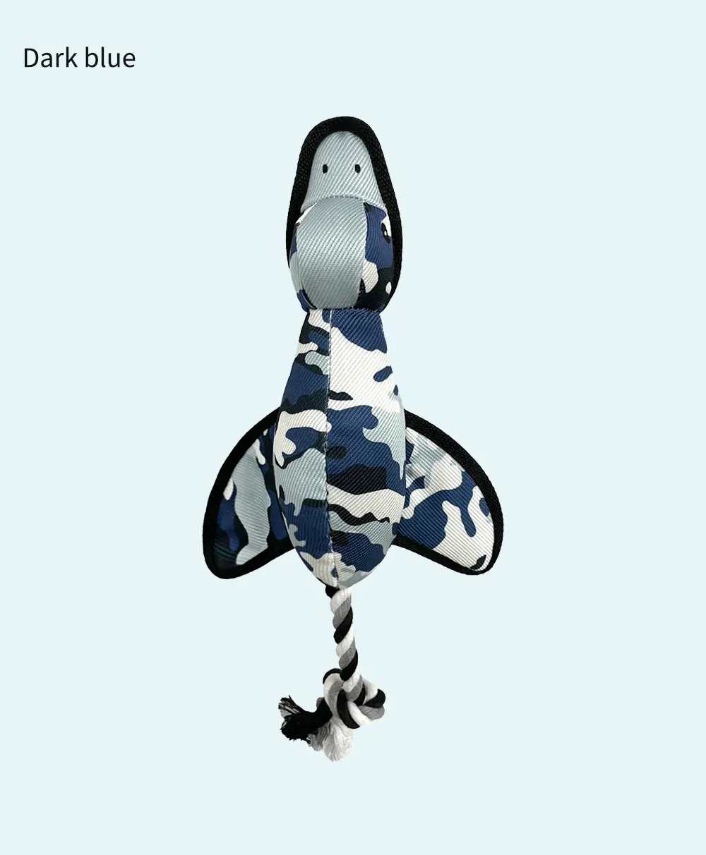 Rope Camouflage Flying Duck, Plush Pet Toy, Safe And Comfortable, Enhances Bonds, Endless Joy! (17)