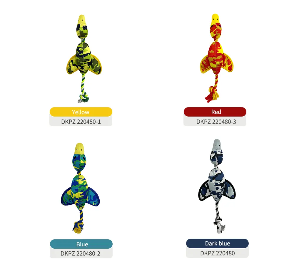 Rope Camouflage Duck Toy Blends Camouflage, Ropes For Pets
