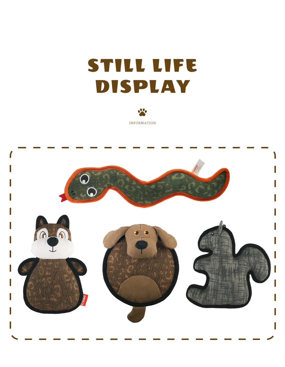 Plush Toy Suitable For Dogs To Chew And Hug Squirrel, Oblate Snake, Puppy, Oblate Squirrel (11)