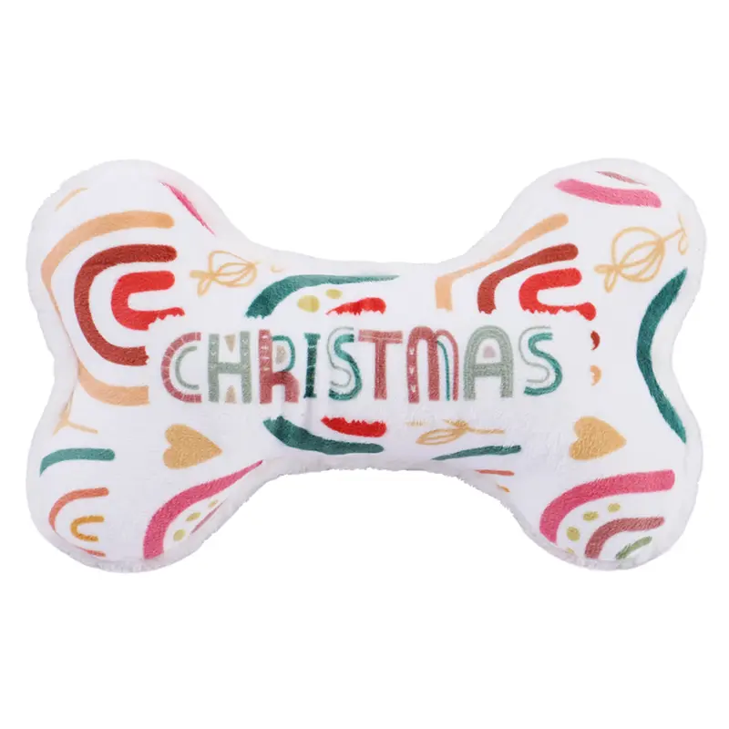 Christmas Collection of Ssqueaky Plush Toys Interlaced Red Bone ,Interlaced Brown Bone, Interlaced Green Bone,Bounded Red Bone, Plush White Bone (1 (5).jpg