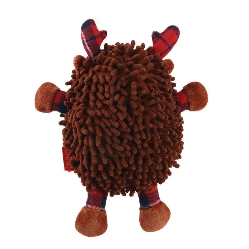 The Joyful Season Of Christmas, With Soft Plush Pet Toys Warmly Accompanying Soft Penguin, Soft Snow Man, Soft Reindeer (4).jpg