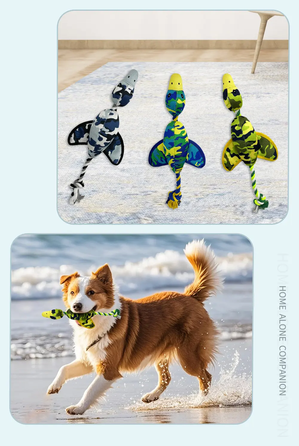Rope Camouflage Duck Toy Blends Camouflage, Ropes For Pets