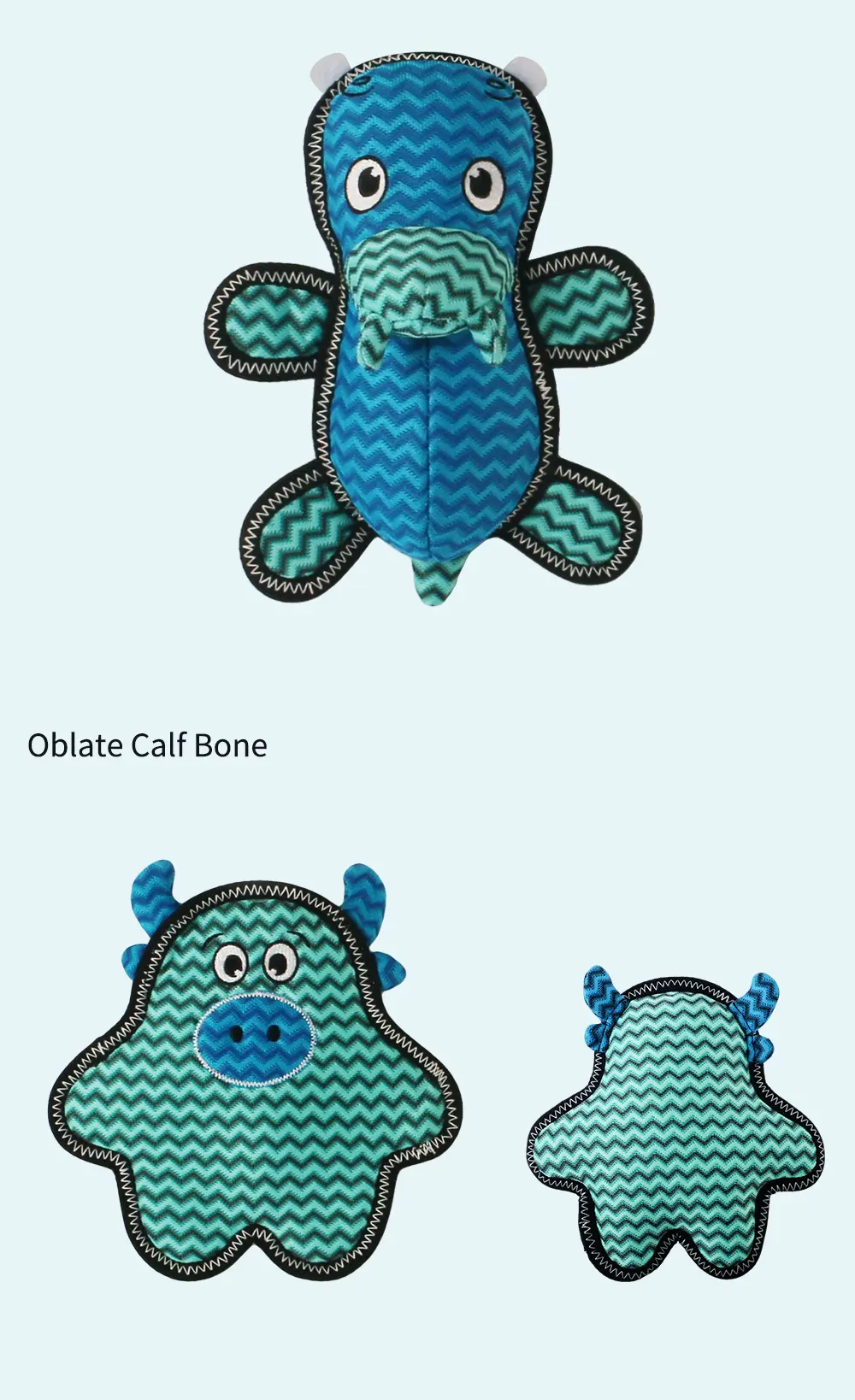 Dog Interactive Plush Toy Series, Diverse In Fun, Safe For Chewing, And Enhances Emotional Bonds:Lobste, Hipop Bone, Oblate Calf B (9)