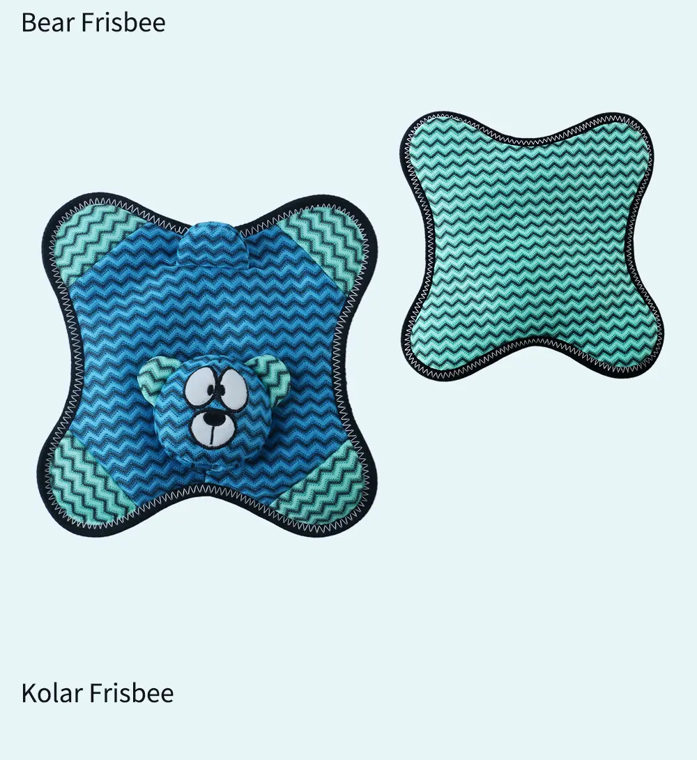 A Newly Designed Line Of Unique Plush Toys Specifically Tailored For Pets Bear Frisbee, Kolar Frisbee, Fox Frisbee, Elephant Fr (8)