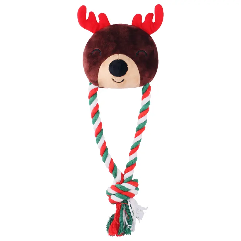 Interactive Plush Toys: Elk, Penguin, and Bear with Rings