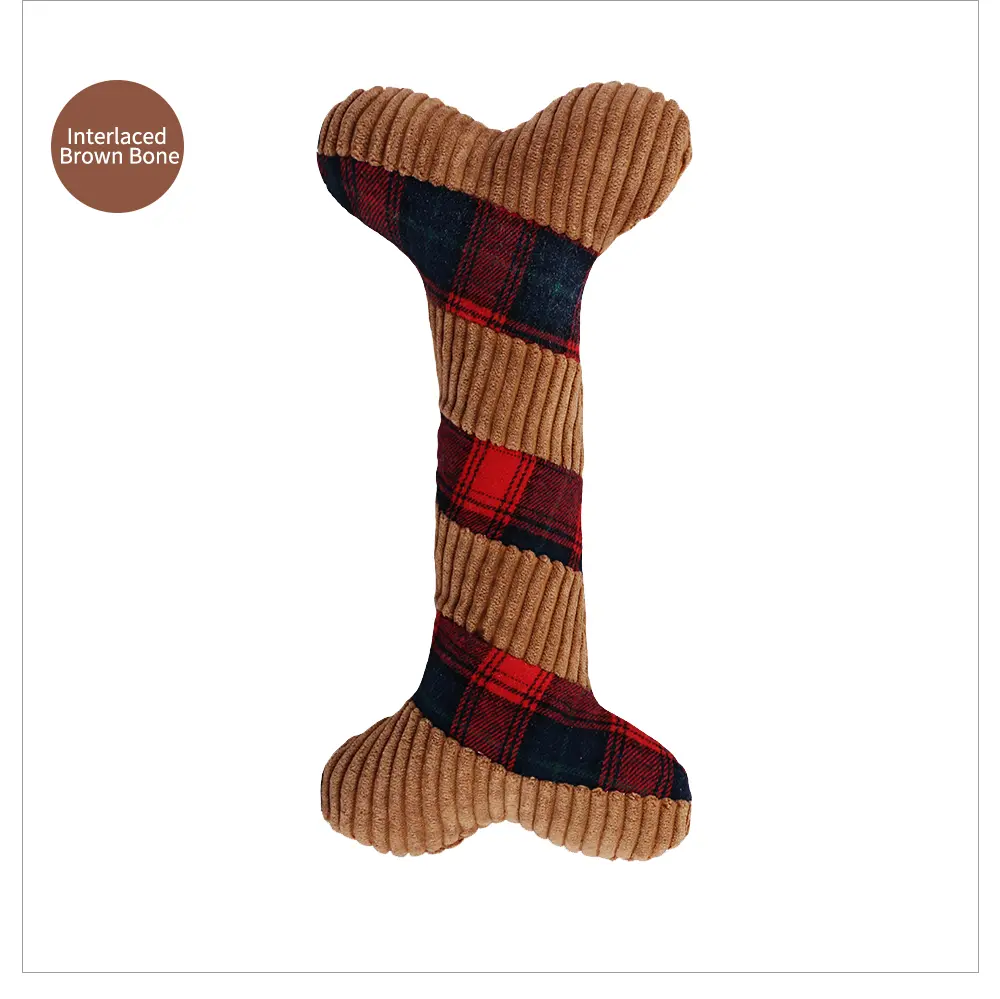 Christmas collection of squeaky plush toys Interlaced Red Bone,Interlaced Brown Bone,Interlaced Green Bone,Bounded Red Bone,Plush White Bone-1 (11)
