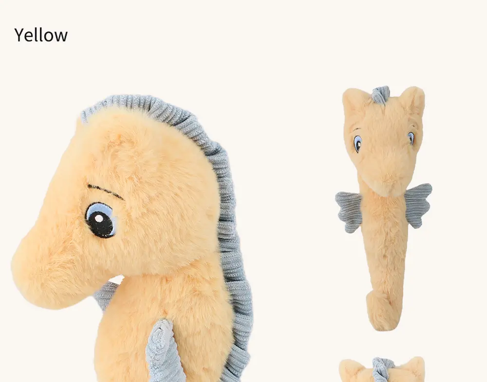 Stuffed Seahorse Pet Toy A Cuddly Companion for Your Pet (14)