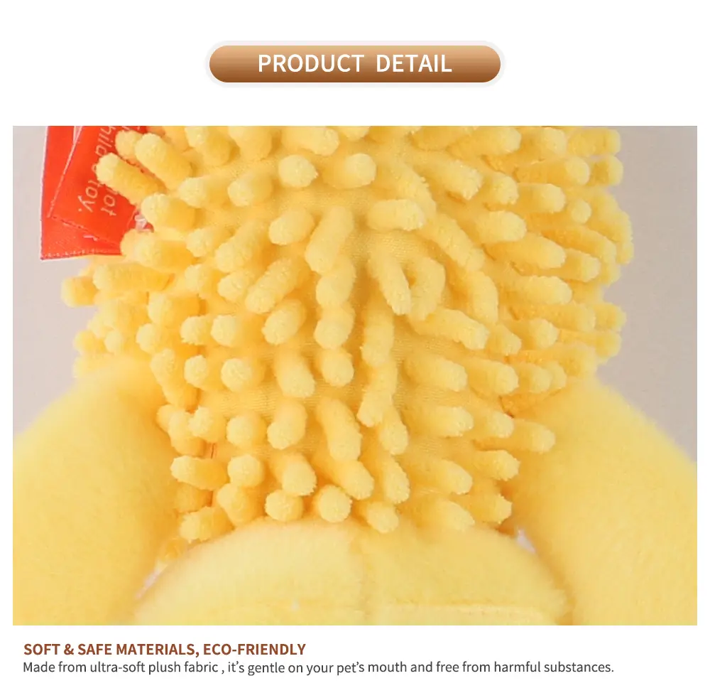 Pet Rope Toy Combines cute animals with rope, safe and comfortable
