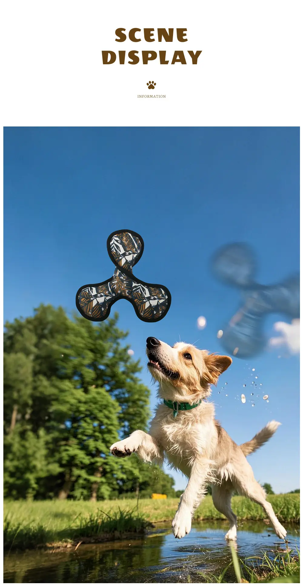 The Latest Dog Interactive Game Plush Toy Series Knotted bone, Reversed clover frisbee, Reversed bone, Reversed boomerang (11)