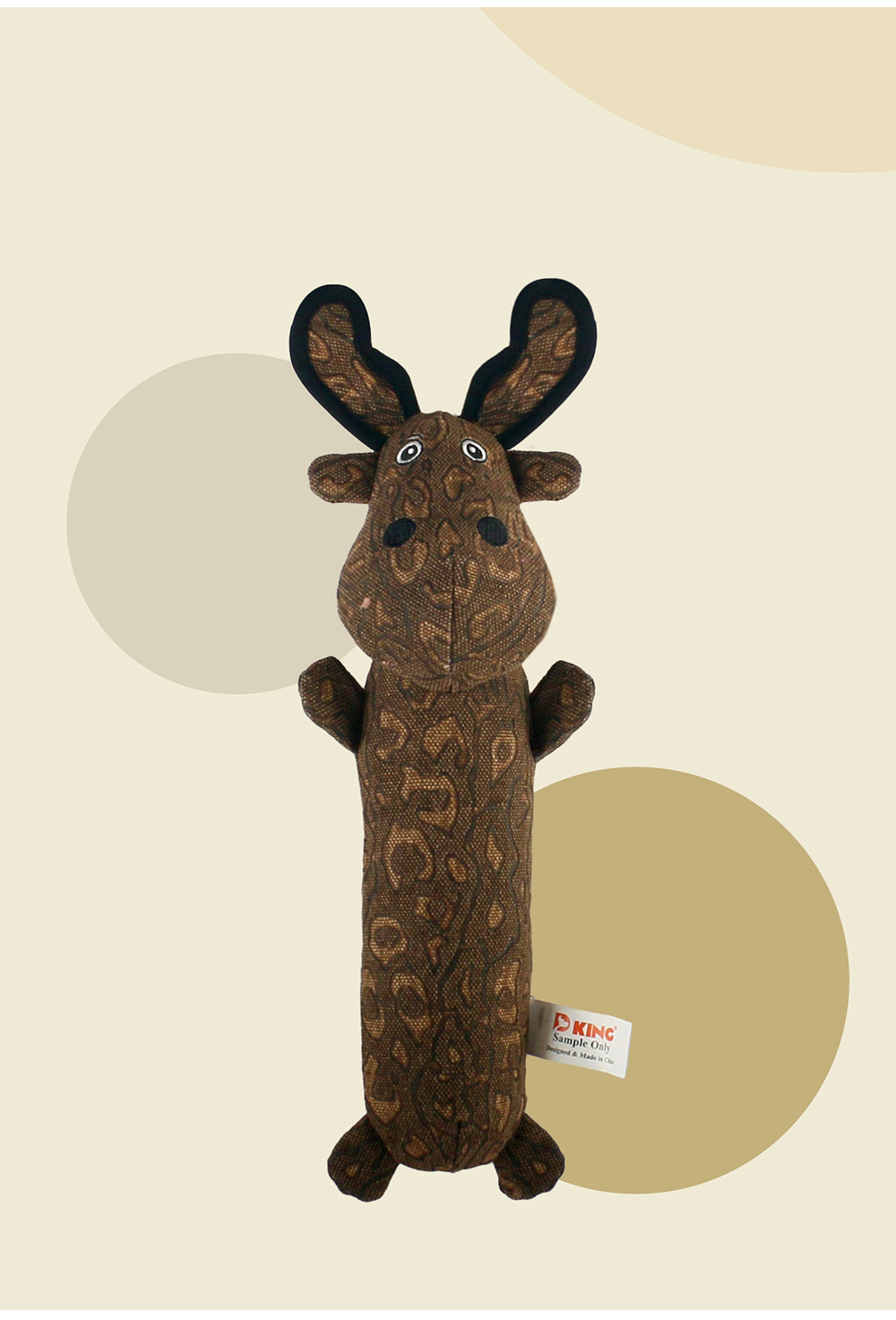 2025 New Product Classic Animal Shape Sturdy Dog Toy Collection Stand-up Deer (8)