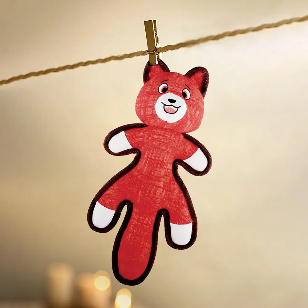 2025 New Product Classic Animal Shape Sturdy Dog Toy Collection Oblate Body Fox (3).jpg