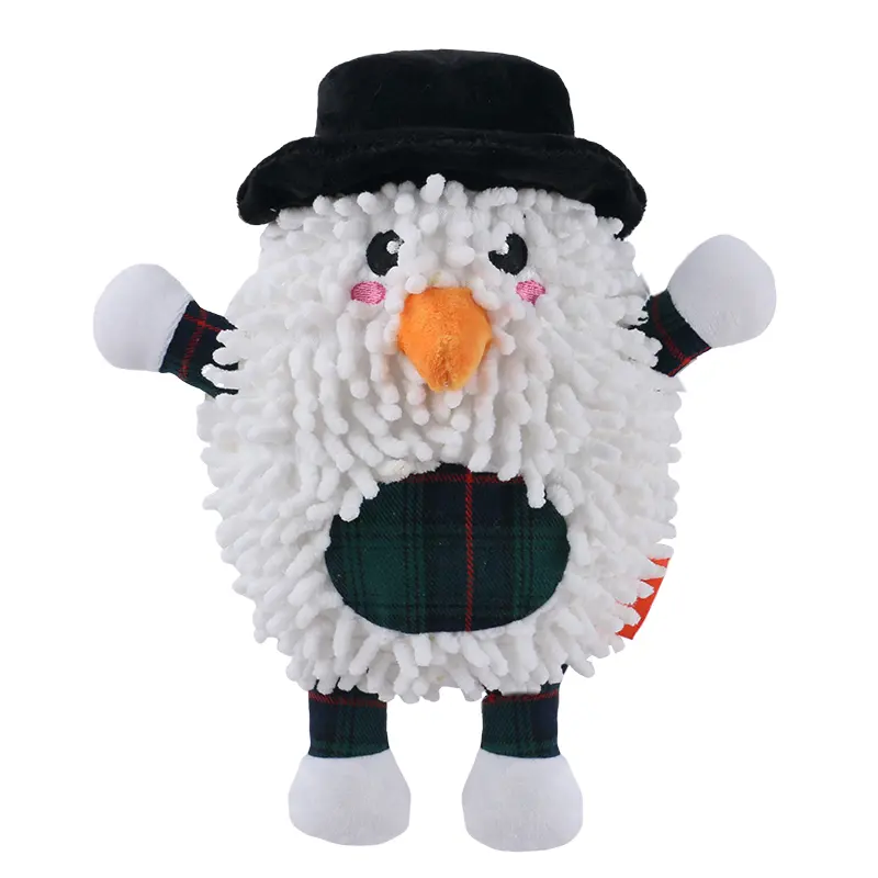 The Joyful Season Of Christmas, With Soft Plush Pet Toys Warmly Accompanying Soft Penguin, Soft Snow Man, Soft Reindeer (2).jpg
