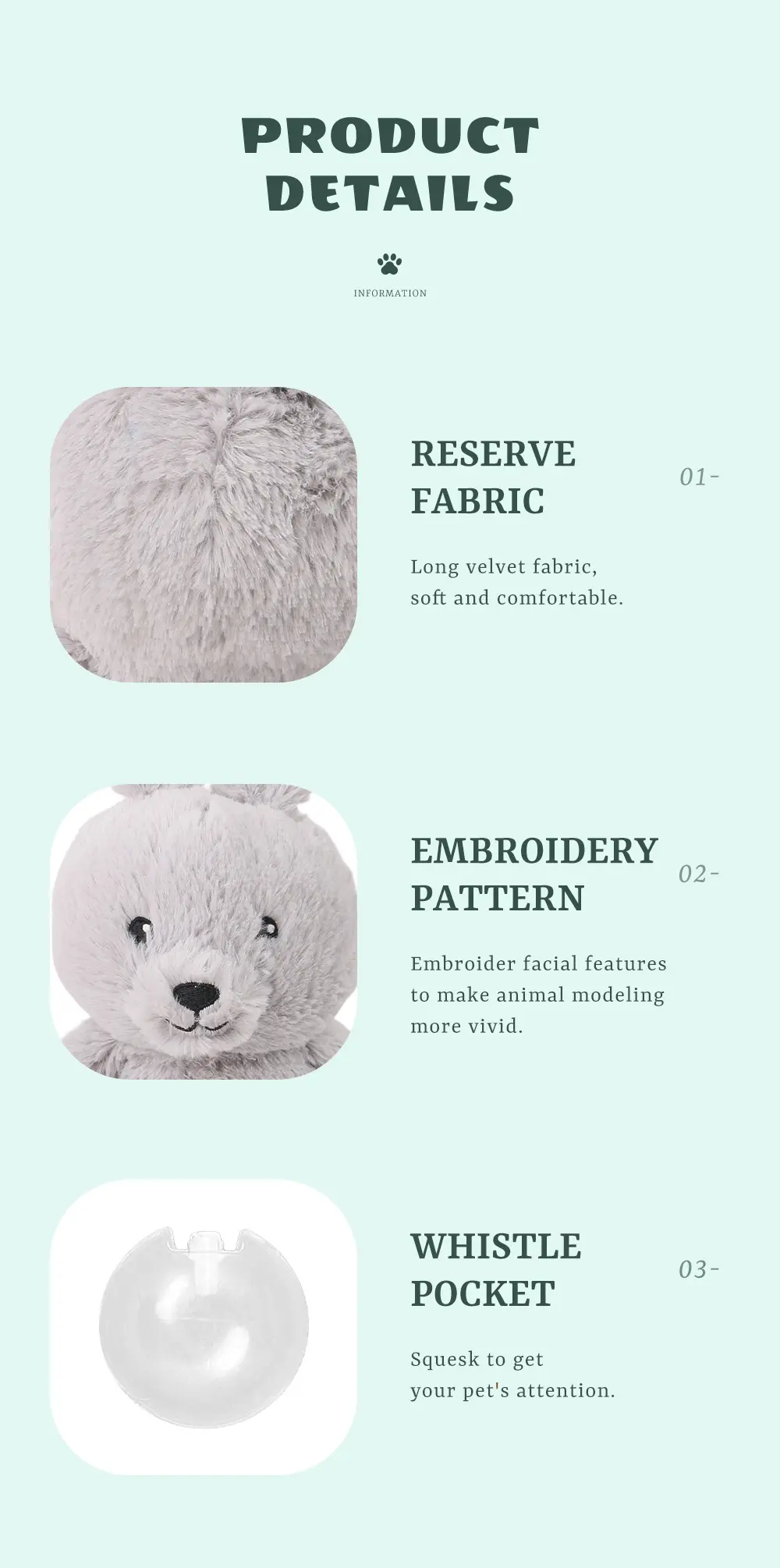 Cute Animal Plush Toy Series adorable designs, cozy companionship, soft and durable Sheep, Duck, Rabbit (7)