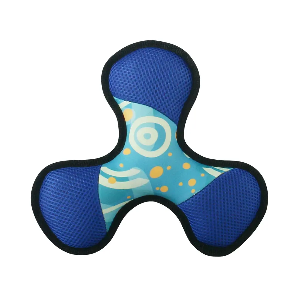 Warm Companion Dog-Exclusive Plush Toy, Safe and Non-toxic, Giving Your Beloved Pet a Cozy Hug：Circular Frisbee，Boomerang，Clover Frisbee，Bone ( (3).jpg
