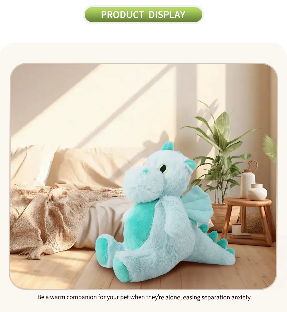 Plush Dragon-Shaped Pet Toys Are Adored By Pets, Featuring Soft Texture, Safe Materials, And Durable Construction For Endle (5)