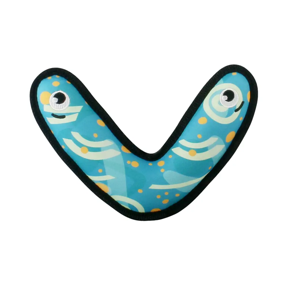 Warm Companion Dog-Exclusive Plush Toy, Safe and Non-toxic, Giving Your Beloved Pet a Cozy Hug：Circular Frisbee，Boomerang，Clover Frisbee，Bone (.jpg