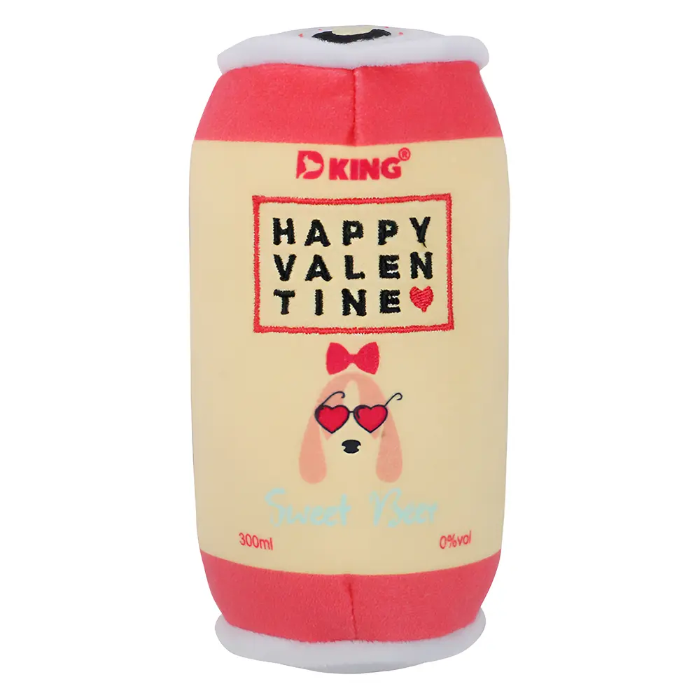 Make a sound with just one squeeze! Adorable bottle-shaped pet plush toy, both relieving stress and providing fun
