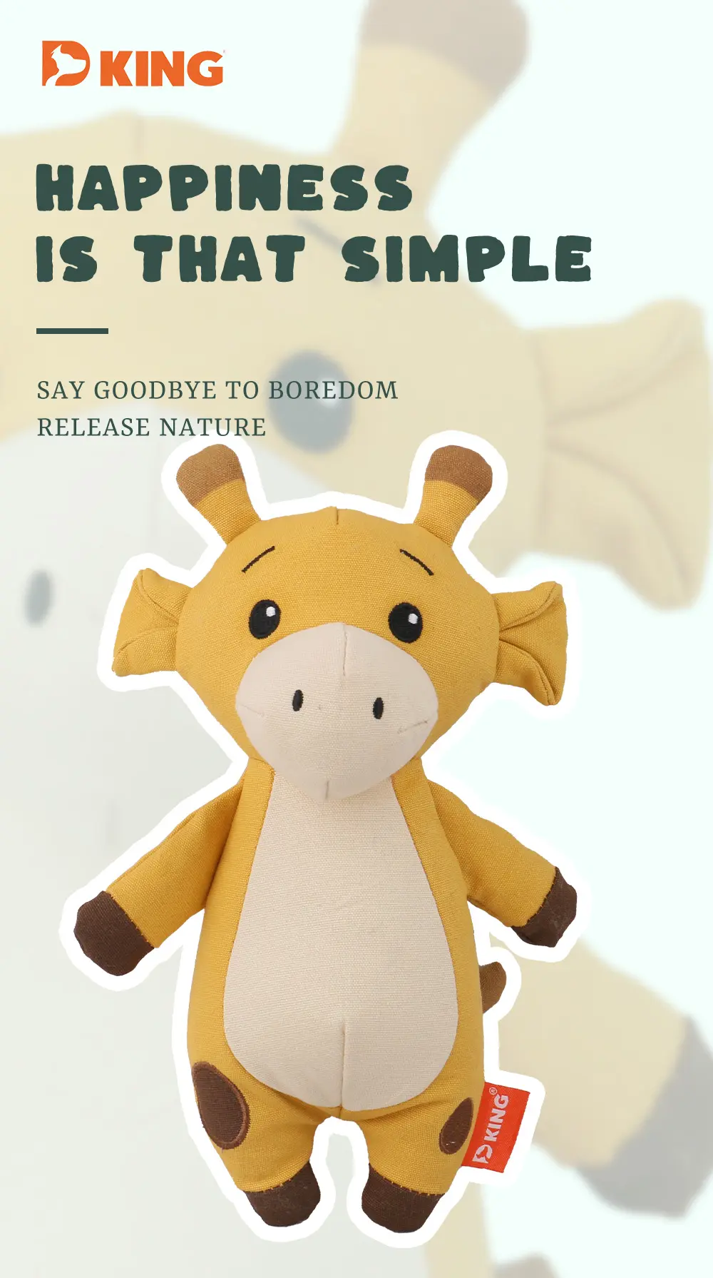 High-Quality Plush Doggy Toy, Soft To Touch, Playfully Designed, Adding Joy