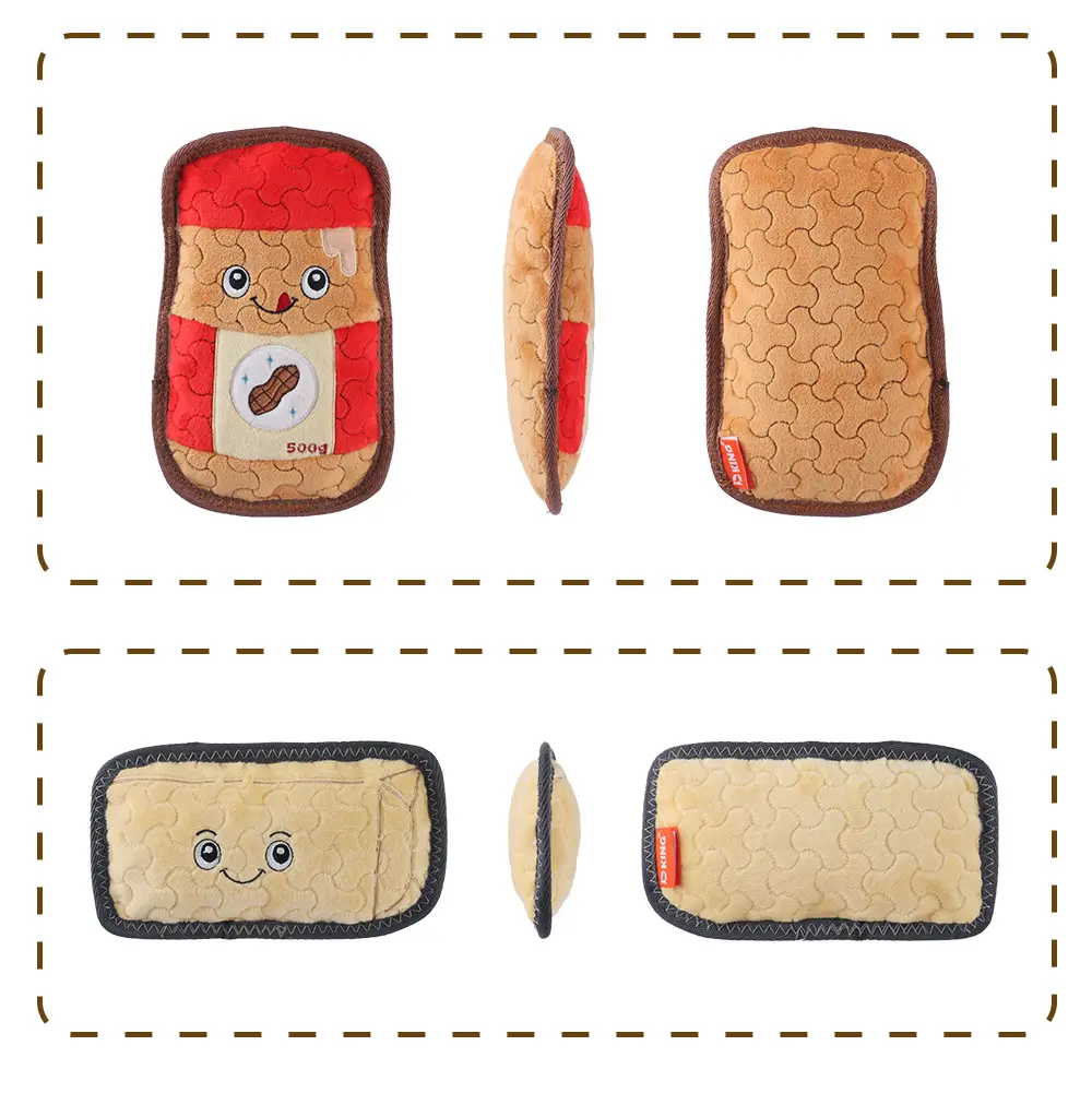 2025 Latest Products Dog Food Toys Plush Pet Toys Sturdy Dog Toys Dogs Can’t Put It Down! Simulated food plush toy1 (8)